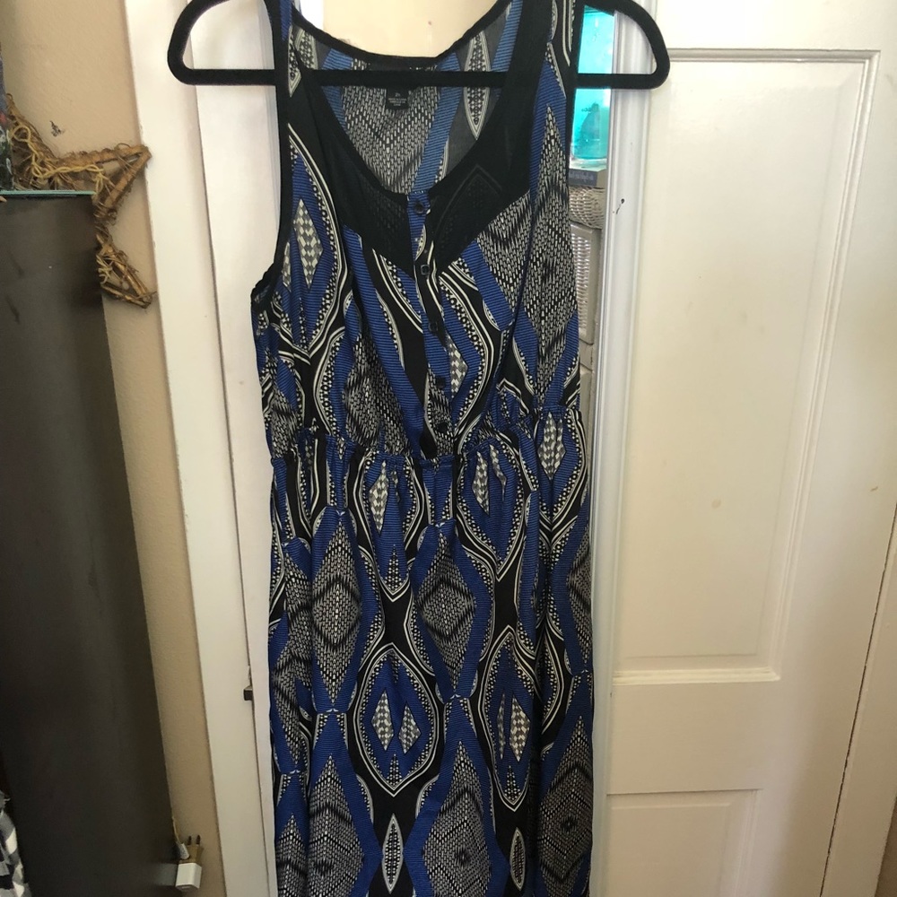 Plus Size high low short sleeve forever 21 dress